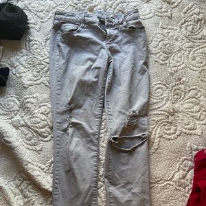 Grey jeggings